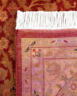 Contemporary Hand Knotted Overdyed Gold Area Rug 6' 3" x 12' 4"