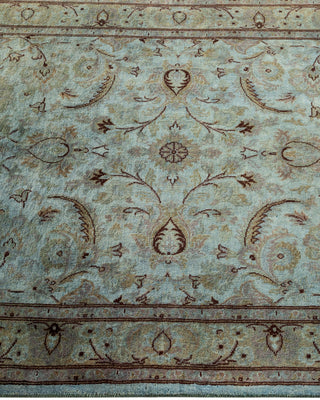 Contemporary Hand-Knotted Overdyed Gray Area Rug 3' 1" x 5' 5"