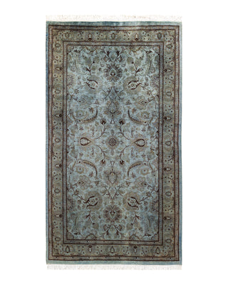 Modern Fine Vibrance Gray Area Rug 3' 1" x 5' 5"