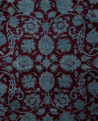 Overdyed One-of-a-Kind Wool Gray Runner 2' 7" x 10' 2"