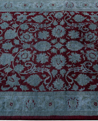 Overdyed One-of-a-Kind Wool Gray Runner 2' 7" x 10' 2"