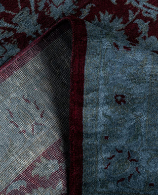 Overdyed One-of-a-Kind Wool Gray Runner 2' 7" x 10' 2"