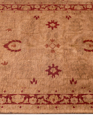 Overdyed One-of-a-Kind Wool Brown Runner 2' 6" x 12' 2"