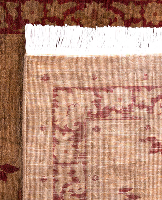 Overdyed One-of-a-Kind Wool Brown Runner 2' 6" x 12' 2"