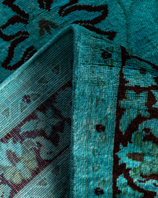 Fine Vibrance, One-of-a-Kind Hand-Knotted Runner Rug  - Green, 2' 8" x 12' 2"