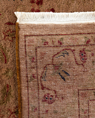 Contemporary Hand Knotted Overdyed Beige Area Rug 4' 1" x 6' 2"