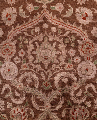 Overdyed One-of-a-Kind Wool Brown Area Rug 8' 2" x 10' 5"