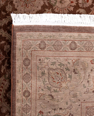 Overdyed One-of-a-Kind Wool Brown Area Rug 8' 2" x 10' 5"