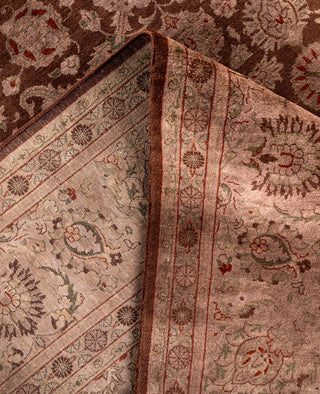 Overdyed One-of-a-Kind Wool Brown Area Rug 8' 2" x 10' 5"