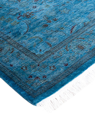 Fine Vibrance, One-of-a-Kind Hand-Knotted Area Rug  - Blue, 3' 1" x 5' 4"