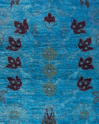 Fine Vibrance, One-of-a-Kind Hand-Knotted Area Rug  - Blue, 3' 1" x 5' 4"