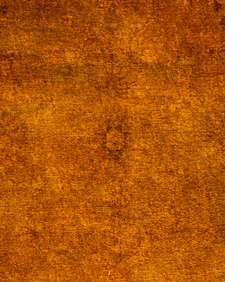 Contemporary Hand Knotted Overdyed Gold Area Rug 3' 1" x 5' 1"