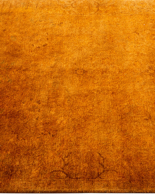 Contemporary Hand Knotted Overdyed Gold Area Rug 3' 1" x 5' 1"