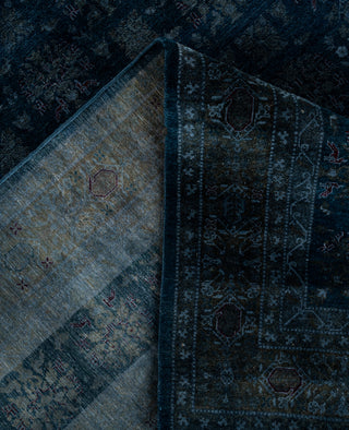 Overdyed One-of-a-Kind Wool Black Area Rug 10' 0" x 14' 2"