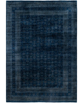 Overdyed One-of-a-Kind Wool Black Area Rug 10' 0" x 14' 2"