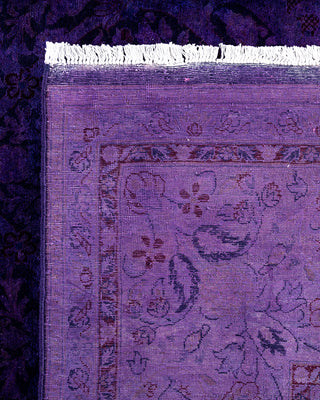 Fine Vibrance, One-of-a-Kind Hand-Knotted Area Rug  - Purple, 8' 1" x 10' 0"