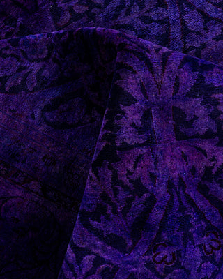 Fine Vibrance, One-of-a-Kind Hand-Knotted Area Rug  - Purple, 8' 1" x 10' 0"