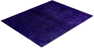Fine Vibrance, One-of-a-Kind Hand-Knotted Area Rug  - Purple, 8' 1" x 10' 0"