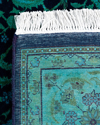Overdyed Hand-Knotted Purple Area Rug 6' 1" x 9' 2"