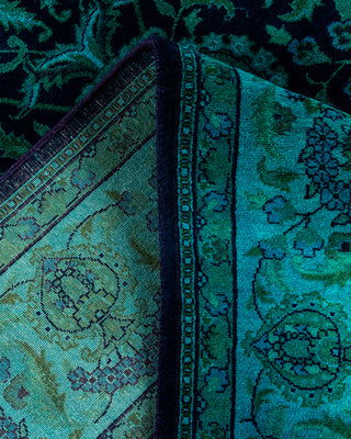 Overdyed Hand-Knotted Purple Area Rug 6' 1" x 9' 2"