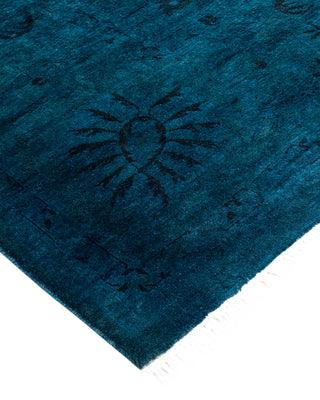 Fine Vibrance, One-of-a-Kind Hand-Knotted Area Rug  - Blue, 5' 10" x 8' 8"