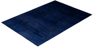 Fine Vibrance, One-of-a-Kind Hand-Knotted Area Rug  - Purple, 6' 2" x 8' 7"
