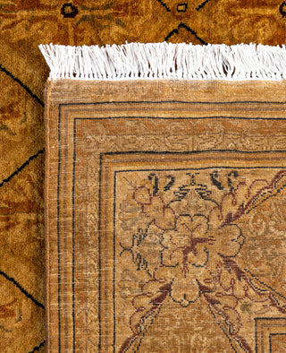 Overdyed Hand-Knotted Wool Modern-Contemporary Gold Area Rug 6' 2" x 9' 2"