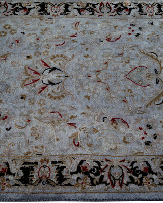 Contemporary Hand-Knotted Overdyed Gray Runner 2' 7" x 6' 0"