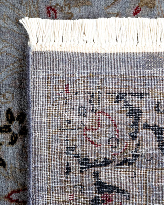Contemporary Hand-Knotted Overdyed Gray Runner 2' 7" x 6' 0"