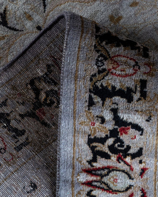Contemporary Hand-Knotted Overdyed Gray Runner 2' 7" x 6' 0"