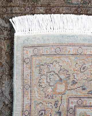 Fine Vibrance, One-of-a-Kind Hand-Knotted Runner Rug  - Gray, 2' 7" x 10' 7"