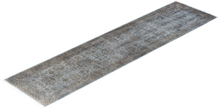 Fine Vibrance, One-of-a-Kind Hand-Knotted Runner Rug  - Gray, 2' 7" x 10' 7"