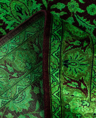 Fine Vibrance, One-of-a-Kind Hand-Knotted Area Rug  - Green, 3' 1" x 5' 1"