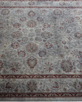 Contemporary Hand Knotted Overdyed Gray Area Rug 3' 1" x 5' 4"