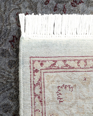 Contemporary Hand Knotted Overdyed Gray Area Rug 3' 1" x 5' 4"