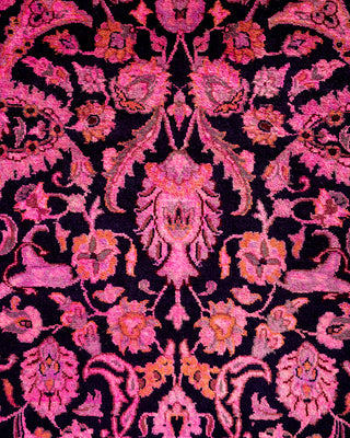 Contemporary Hand Knotted Overdyed Pink Area Rug 3' 1" x 5' 5"
