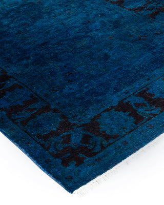 Contemporary Fine Vibrance Purple Wool Runner - 2' 6" x 10' 8"