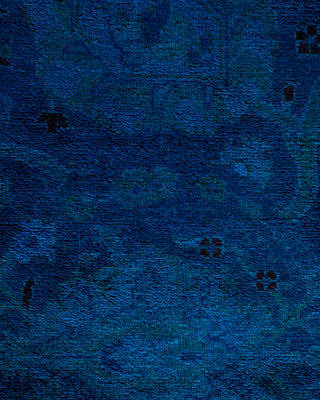 Contemporary Fine Vibrance Purple Wool Runner - 2' 6" x 10' 8"