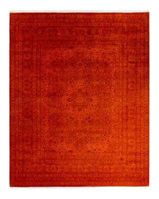 Modern Fine Vibrance Orange Area Rug 8' 4" x 10' 5"