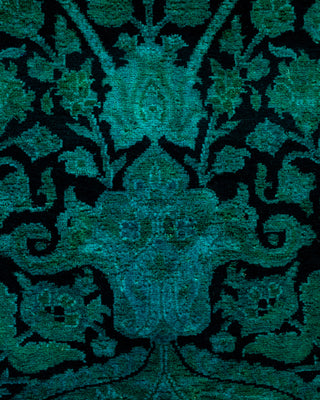 Contemporary Hand Knotted  Blue Area Rug 4' 7" x 6' 9"