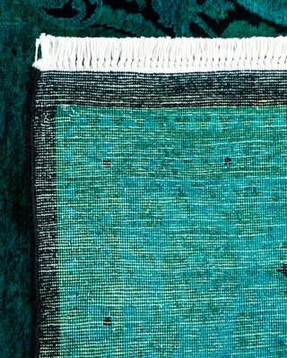 Contemporary Hand Knotted  Blue Area Rug 4' 7" x 6' 9"