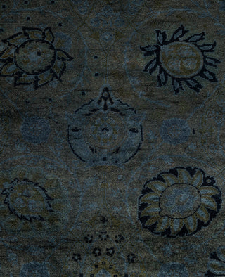 Overdyed One-of-a-Kind Wool Gray Runner 2' 8" x 12' 0"