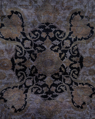 Contemporary Hand Knotted  Gray Area Rug 8' 3" x 10' 5"