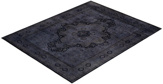 Contemporary Hand Knotted  Gray Area Rug 8' 3" x 10' 5"