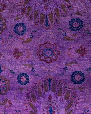 Fine Vibrance, One-of-a-Kind Hand-Knotted Area Rug  - Pink, 8' 2" x 10' 0"