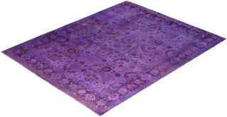 Fine Vibrance, One-of-a-Kind Hand-Knotted Area Rug  - Pink, 8' 2" x 10' 0"