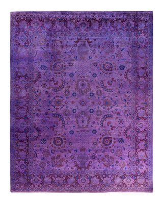Fine Vibrance, One-of-a-Kind Hand-Knotted Area Rug  - Pink, 8' 2" x 10' 0"