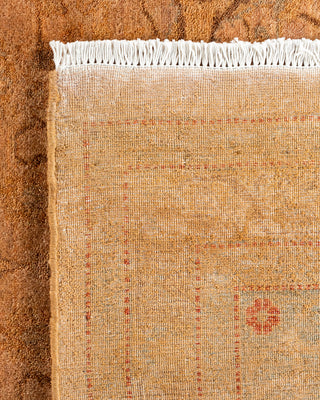 Contemporary Hand-Knotted Overdyed Ivory Area Rug 8' 1" x 10' 6"