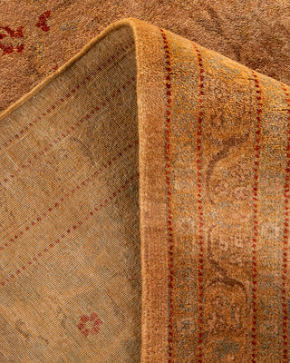 Contemporary Hand-Knotted Overdyed Ivory Area Rug 8' 1" x 10' 6"