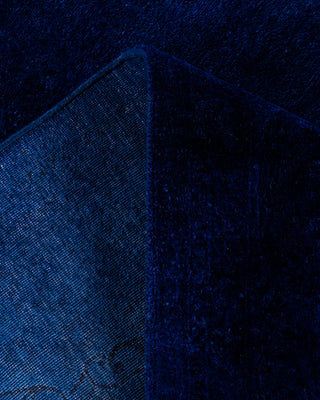 Fine Vibrance, One-of-a-Kind Hand-Knotted Area Rug  - Blue, 6' 1" x 8' 6"